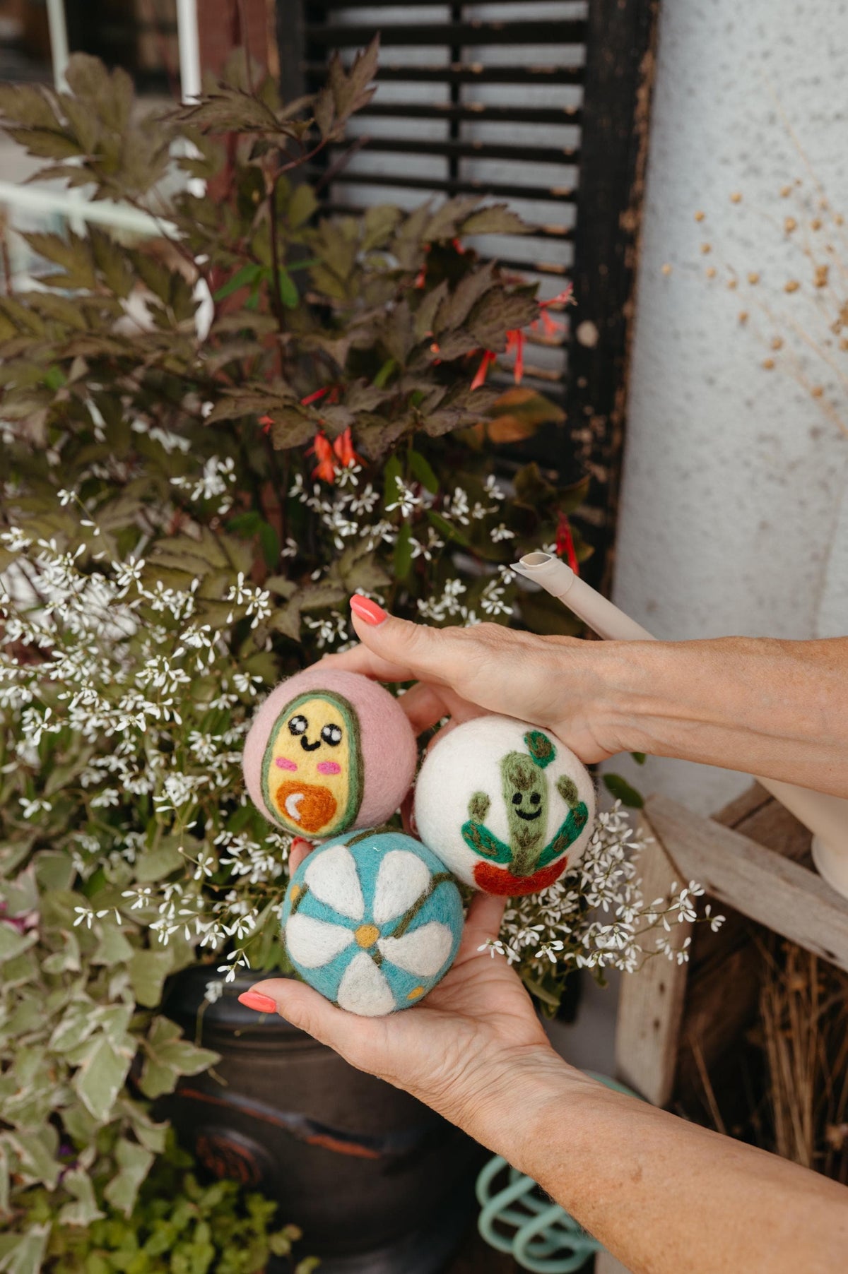 Organic Wool Dryer Balls--Gracie the Cat