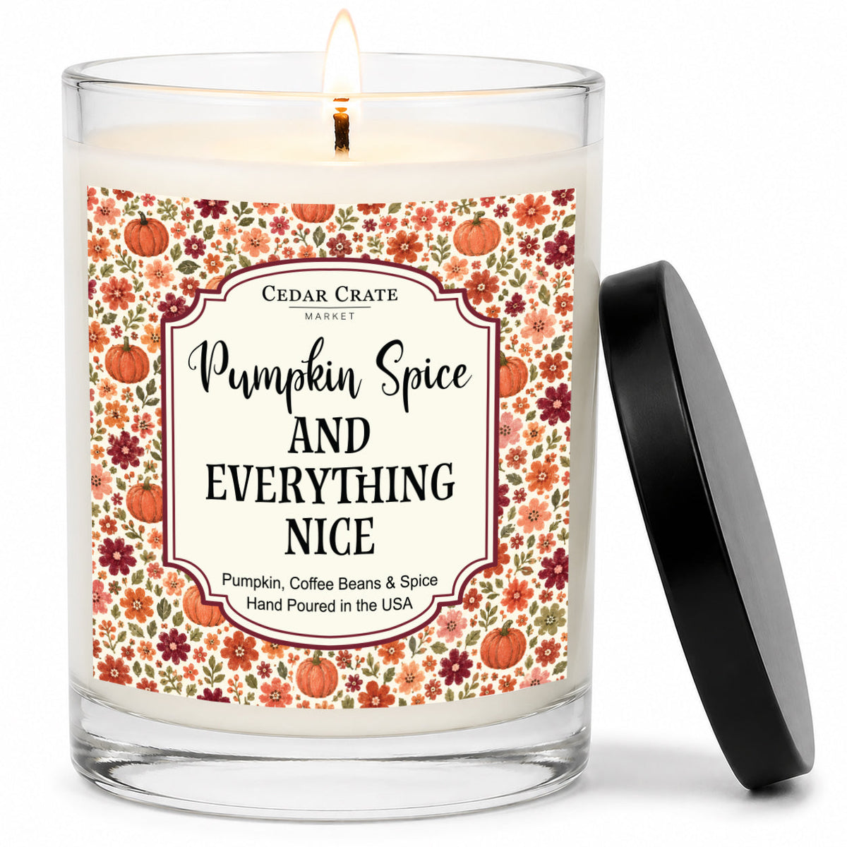 Fall Candle - Pumpkin Spice And Everything Nice