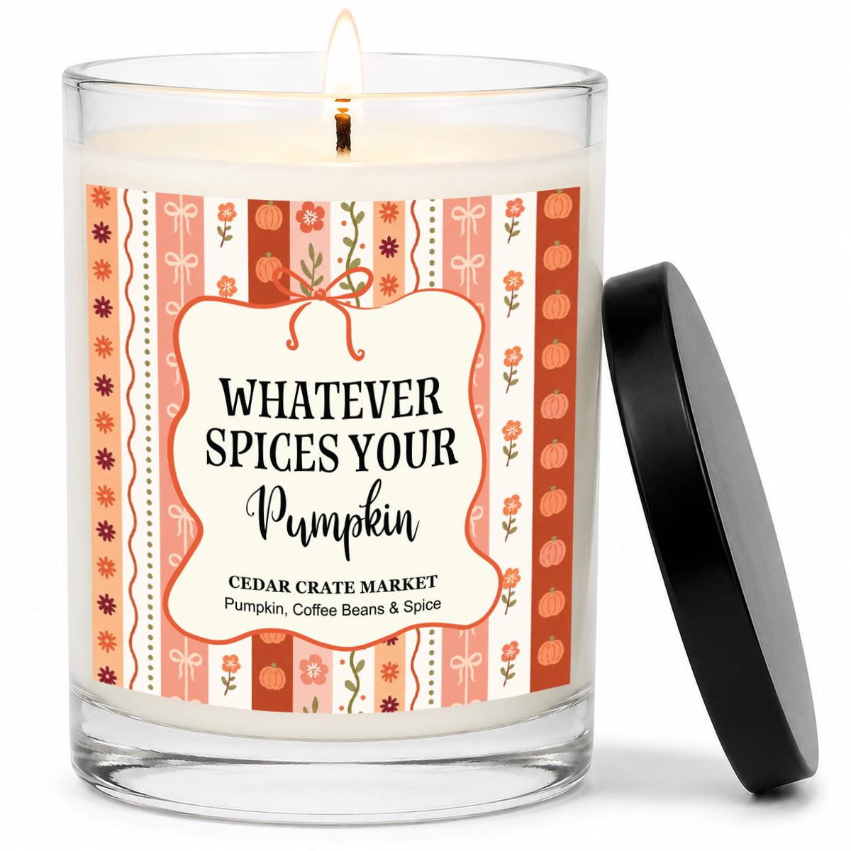 Fall Candle - Whatever Spices Your Pumpkin