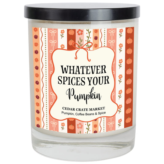 Fall Candle - Whatever Spices Your Pumpkin