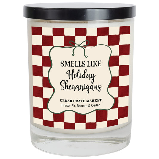 Funny Christmas Candles - Smells Like Holiday Shenanigans