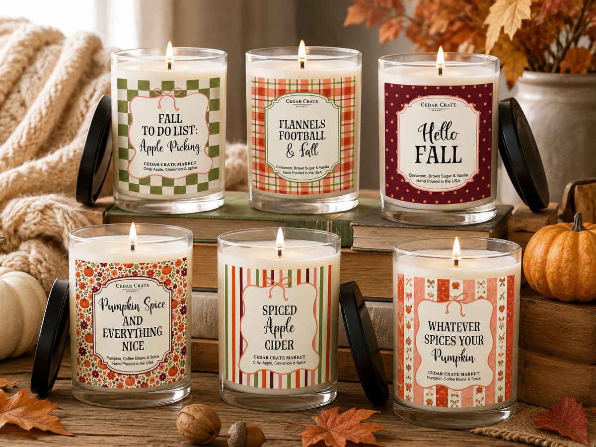 Fall Candle - Fall To Do List: Apple Picking