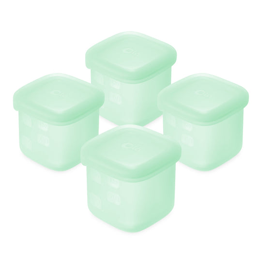 4-Pack Silicone Baby Food Storage Containers