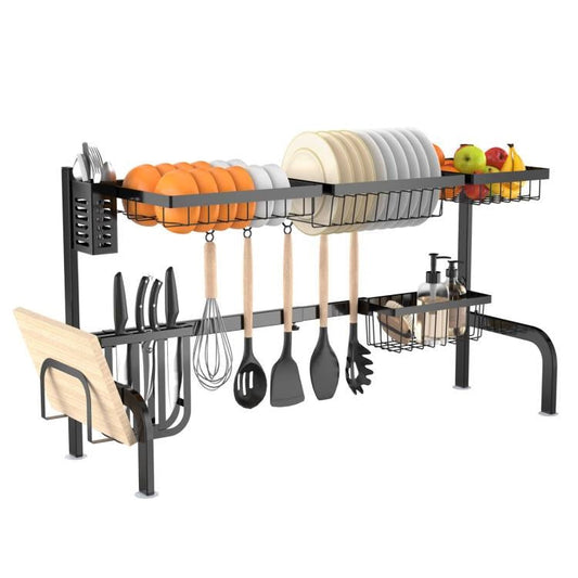 2-Tier Over-Sink Dish Drying Rack