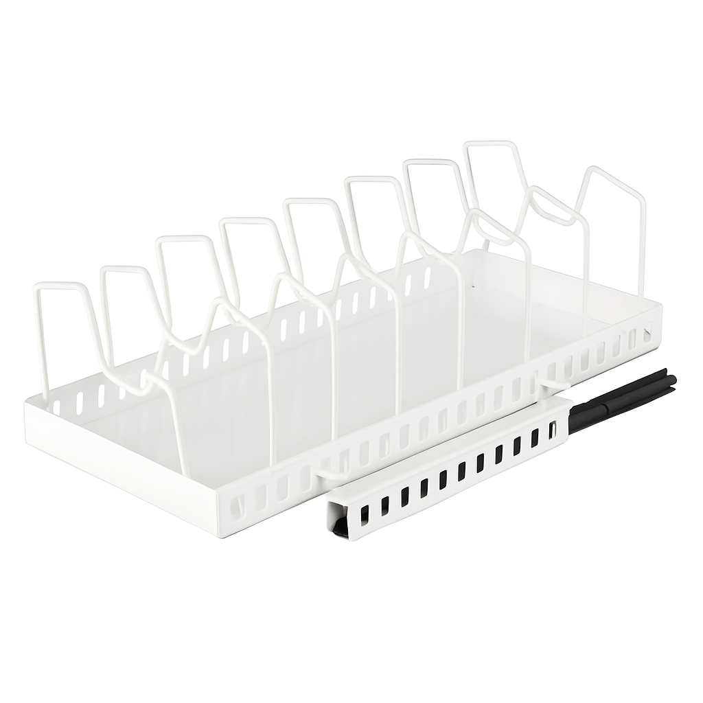 Pots and Pans Organizer with Adjustable Dividers