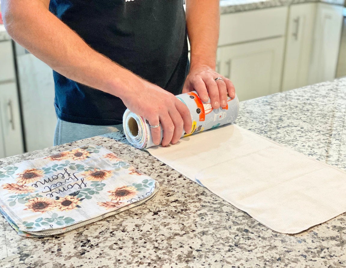 Reusable Paper Towels--Picnic Dreams