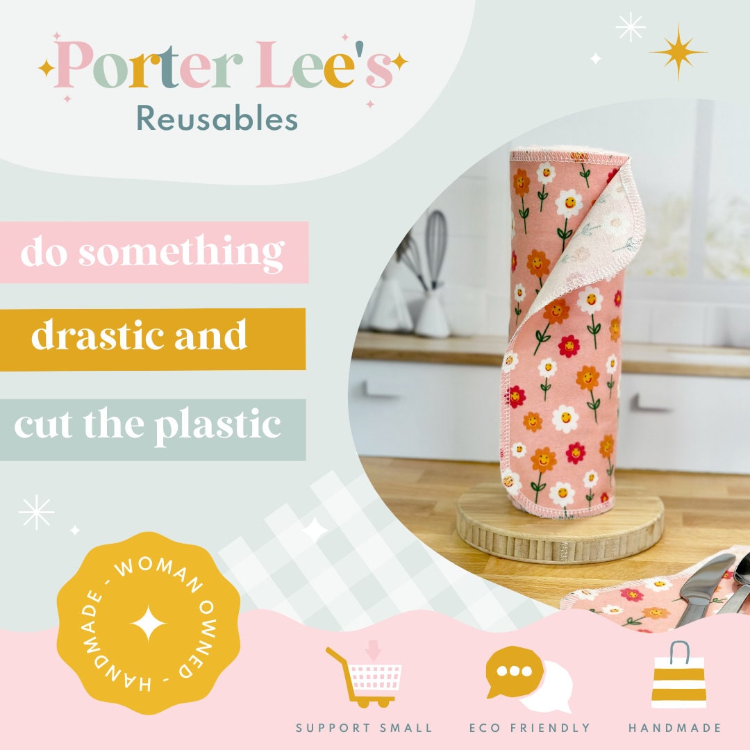 Reusable Paper Towels--Moon Stories