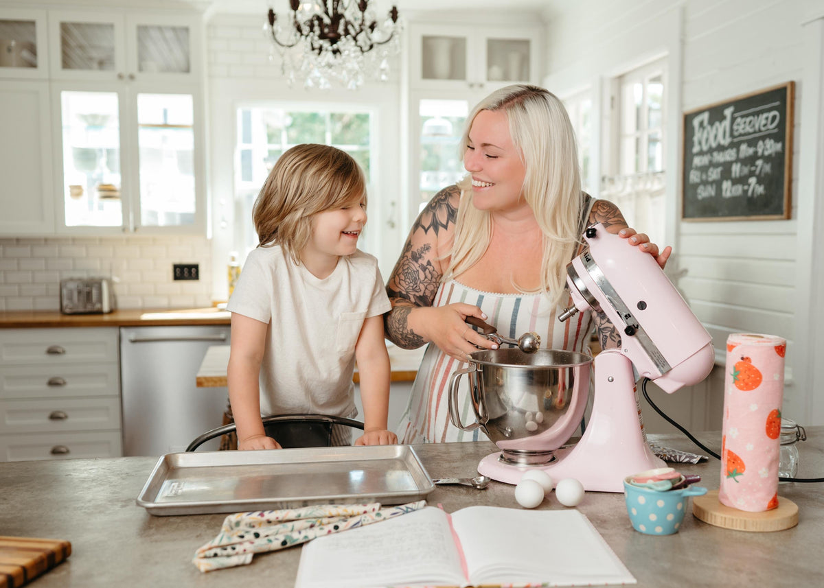 Reusable Paper Towels--Meadow Moments Mint
