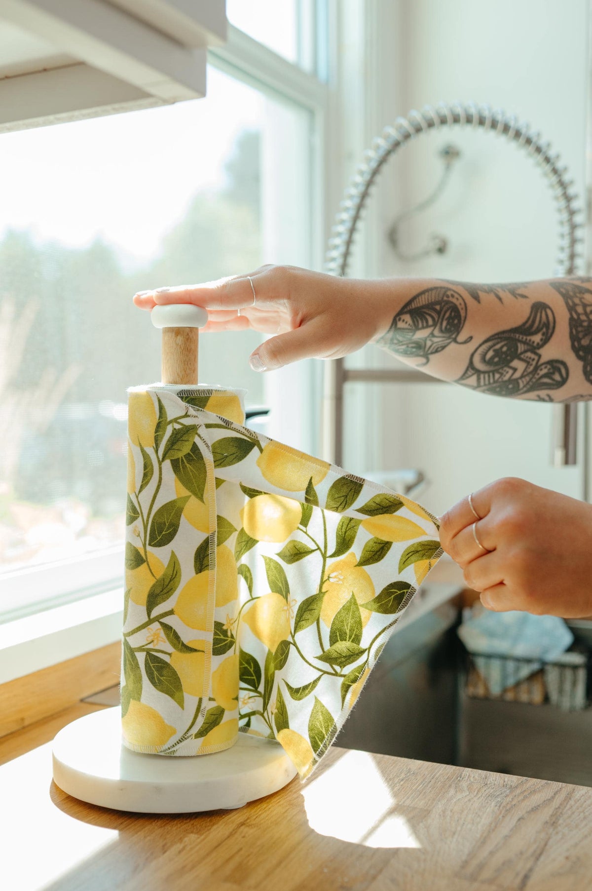 Reusable Paper Towels--Picnic Dreams